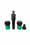 Hose Pipe Fittings and Nozzle Black Green